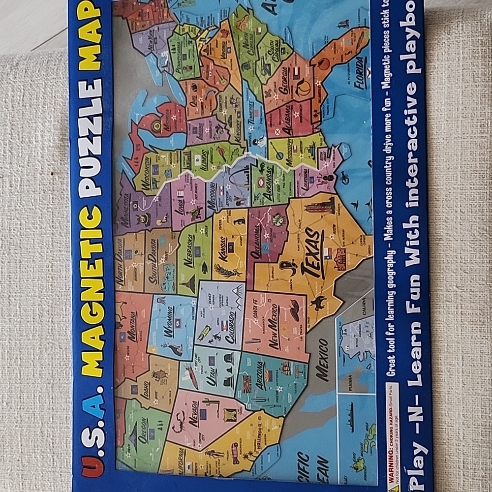 USA Magnetic Pizzle Map